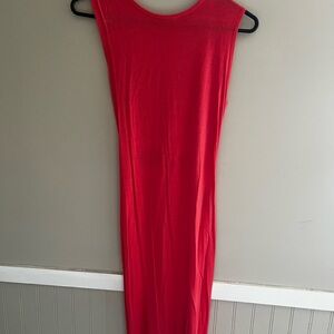 Orange Sleeveless Dress